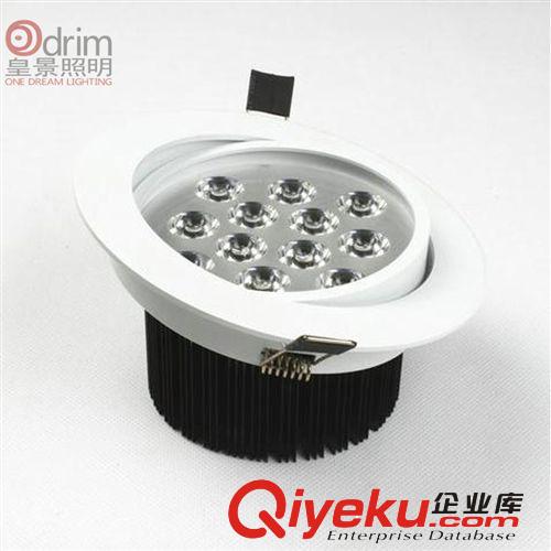 9W、12W白色天花燈外殼套件 led燈具外殼  led天花燈外殼原始圖片2
