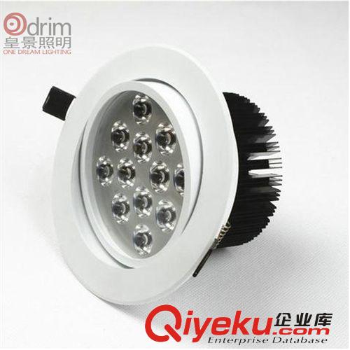 9W、12W白色天花燈外殼套件 led燈具外殼  led天花燈外殼原始圖片3