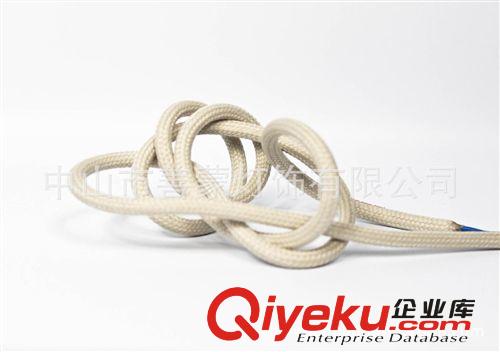 供應歐規 彩色編織電源線插頭開關線