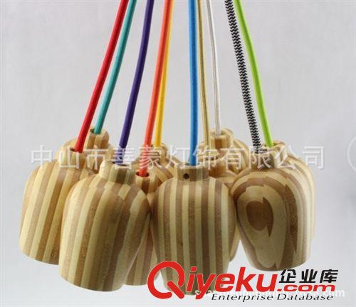 創意時尚木頭吊燈 歐式田園風 廠家直銷原始圖片3
