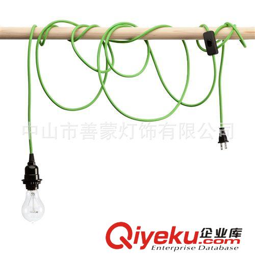 廠家直銷(xiāo)彩色電源線(xiàn) 彩色編織電源插頭線(xiàn) UL認(rèn)證原始圖片2