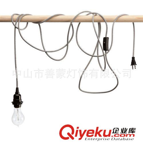 廠家直銷(xiāo)彩色電源線(xiàn) 彩色編織電源插頭線(xiàn) UL認(rèn)證原始圖片3