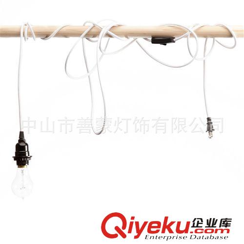 廠家直營電源插頭線 彩色編織電源插頭線 UL認(rèn)證原始圖片2