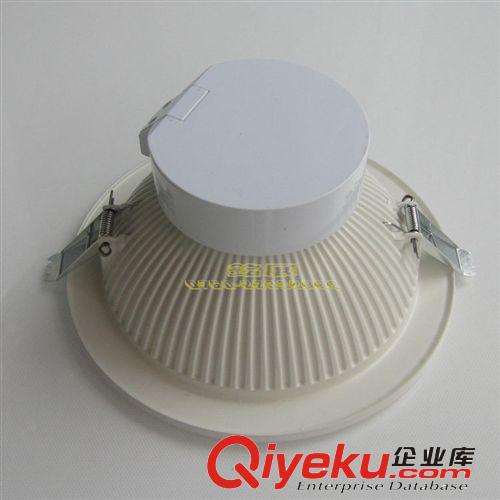 廠家供應(yīng)LED筒燈外殼 6寸COB筒燈 壓鑄鋁15W噴白LED筒燈套件原始圖片2