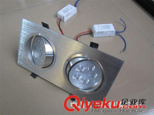 LED天花燈雙頭10W14W LED斗膽燈 LED筒燈12W射燈 吸頂燈原始圖片2