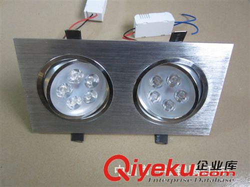 LED天花燈雙頭10W14W LED斗膽燈 LED筒燈12W射燈 吸頂燈原始圖片3