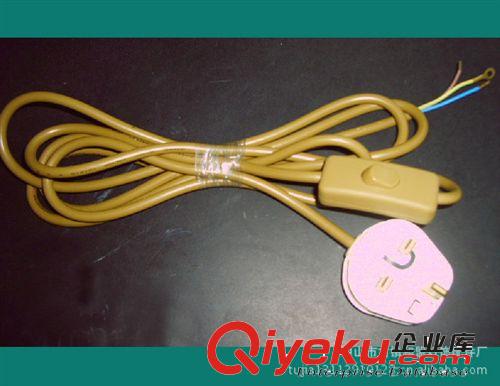 CCC中國兩扁插，插頭線,電源線 軟線