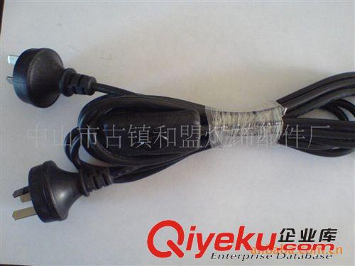 澳洲八字插頭澳規(guī)電源線303雙切開關(guān)SAA燈頭套組原始圖片2