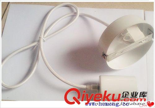 吸頂燈罩電源線塑料膠電木燈頭燈座吊燈全塑料配件半成品套組原始圖片2