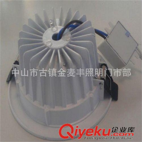 供應大功率LED壓鑄筒燈 直徑180mm 12W開孔165mm 正白暖白原始圖片2