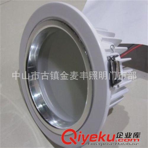供應大功率LED壓鑄筒燈 直徑180mm 12W開孔165mm 正白暖白原始圖片3