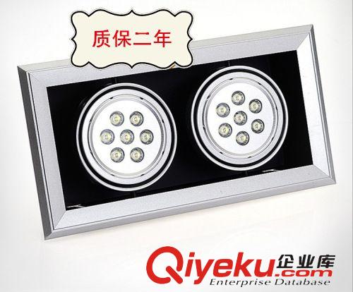 廠家直銷3頭射燈 格柵燈全套 服裝店天花斗膽燈 15W 21W 27W 36W