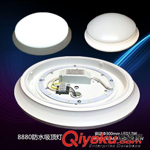 【工廠批發(fā)】gd防水LED吸頂燈  工程專用出口防水吸頂燈原始圖片3