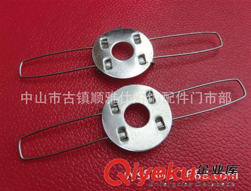 生產(chǎn)兩叉三叉鍍鋅彈簧夾 逗膽燈彈夾 圓形卡扣彈片 廠家直銷 優(yōu)質(zhì)原始圖片2