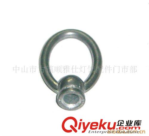 批發1#密頂無牙中吊環 鋅合金