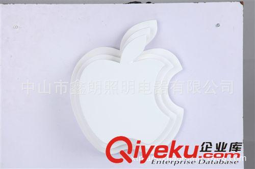 供應創(chuàng)意白色藝術蘋果現(xiàn)代簡潔客廳過道床頭燈具石膏壁燈一件起批原始圖片2