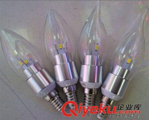 E143WLED節能燈泡LED蠟燭泡拉尾泡吸頂燈水晶燈泡吊燈泡LED Lamp