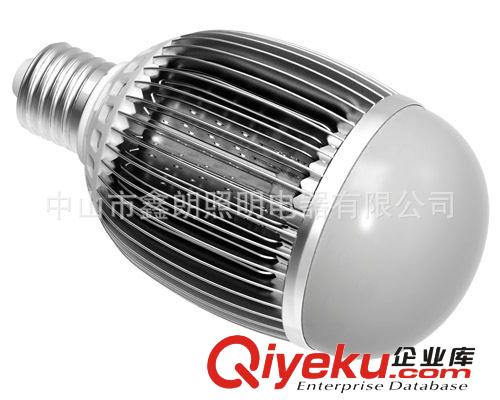 鰭片散熱 LED大功率9W 球泡 LED燈泡 晶元芯片廠家直銷 成品原始圖片3