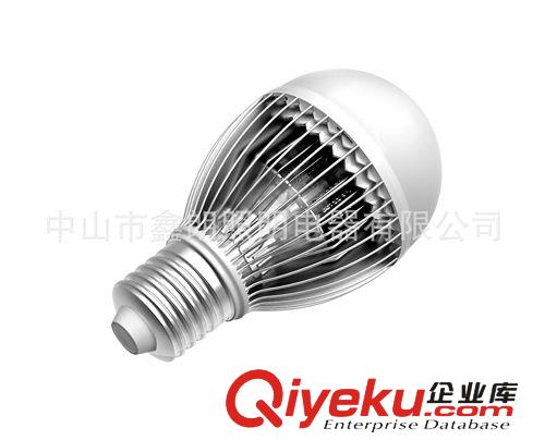 鰭片式LED球泡5W  大功率球泡 廠家直銷晶元芯片原始圖片2