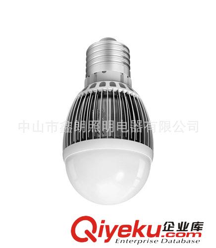 鰭片散熱大功率LED球泡3W  晶元芯片  LED球泡燈泡 E27燈頭原始圖片3