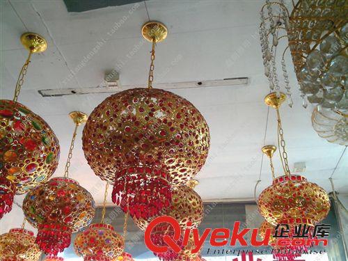 水晶紅燈籠360度旋轉(zhuǎn)50CM 餐廳過道陽臺(tái)飯店吊燈結(jié)婚喜慶吊燈廠家