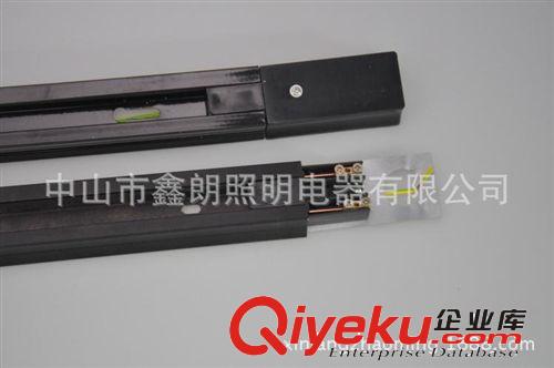 黑色白色1.5mLED射燈軌道接頭店鋪商場(chǎng)家具店燈飾滑軌一件起批原始圖片2