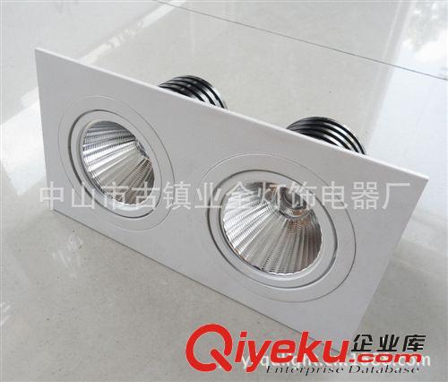 供应新款方形COB天花灯 LED外壳套件 圆柱形散热器 10W 20W