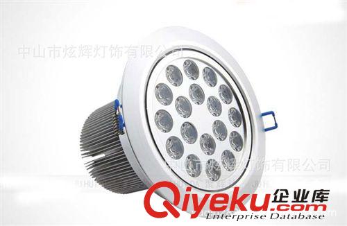 一體化LED射燈 大功率led天花燈筒燈18W全套led背景墻射燈 超亮原始圖片2