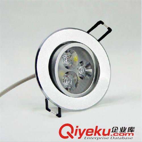 優(yōu)創(chuàng) 3W led天花燈具射燈筒燈背景墻燈2.5寸全套led節(jié)能燈原始圖片2