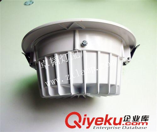 高xjb 6寸加厚版LED整體壓鑄筒燈外殼配件  LED筒燈配件原始圖片2