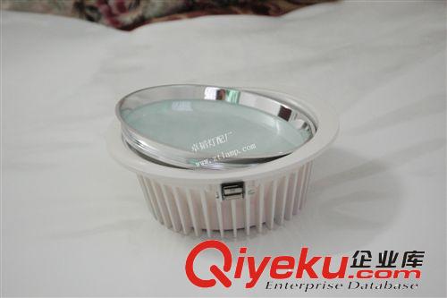 高xjb 8寸內置壓鑄筒燈外殼配件 LED筒燈配件套件原始圖片2