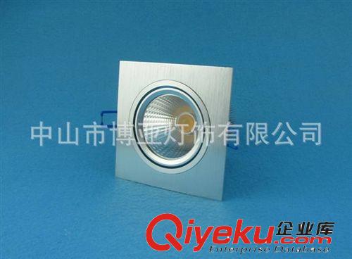 供應集成筒燈外殼配件 /3W/10W/50WCOB方形天花射燈外殼原始圖片2