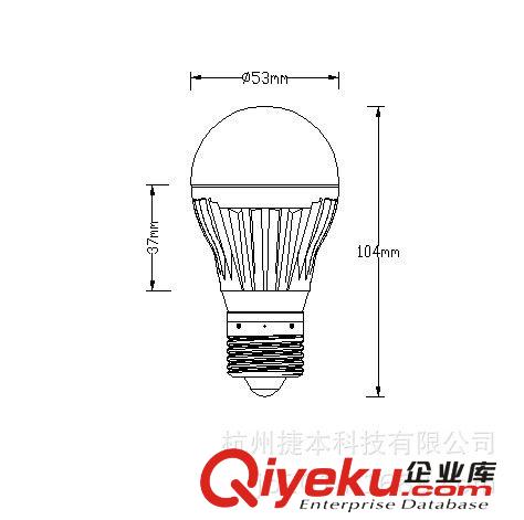 捷本照明 led 球泡燈12V 5W 低壓led燈 12V 5W防塵防水泡燈