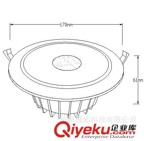 捷本科技 LED筒燈12W 過認證產(chǎn)品 質(zhì)保3年 杭州LED廠家17DL-JB12