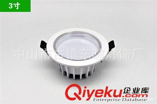 東暄廠家供應3寸  壓鑄LED筒燈3W 5W，LED外殼批發