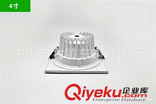 東暄【廠(chǎng)家直供】方形壓鑄筒燈外殼，4寸  9W筒燈，量大質(zhì)優(yōu)價(jià)低原始圖片3