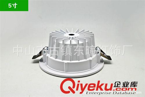 東暄廠家直銷LED筒燈外殼 ，5寸 9W 12W筒燈，一體式壓鑄筒燈原始圖片3