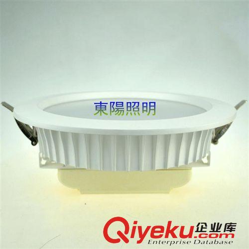壓鑄LED筒燈外殼套件8寸超薄白色圓形tj東陽照明促銷供應銷售
