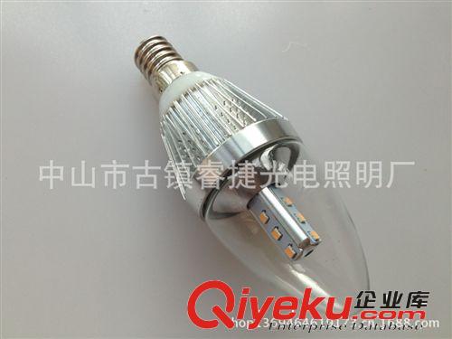 3W LED鰭片蠟燭燈 三星燈珠 led燈泡 三星led蠟燭燈 led尖泡燈