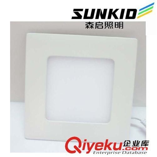2寸 6寸筒燈 超薄LED方形3w-18w暗裝面板燈 家用辦公室天花筒燈原始圖片2