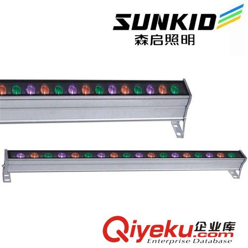 LED照明 LED洗墻燈 18W 24W 戶外投光燈 紅綠藍黃彩RGB 戶外亮化