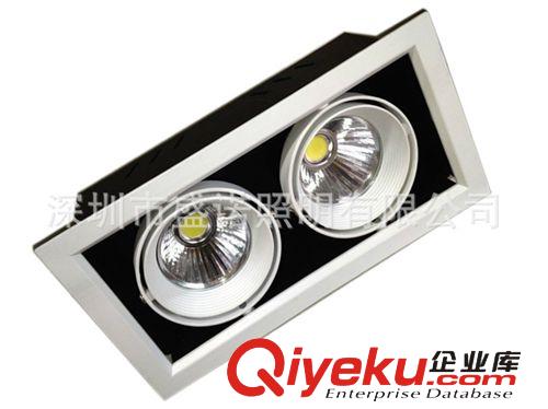 LED格柵燈 COB 24W 雙頭 開孔243*110mm GRILLE LIGHT