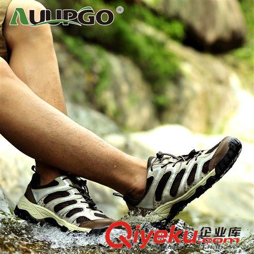 尚走春夏季戶外鞋垂釣涉水溯溪登山徒步 zp網(wǎng)面男鞋女透氣速干