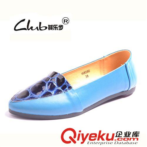 2014zp糖果色女單鞋 春夏新款平底廣州女鞋 尖頭外貿(mào)品牌潮鞋子原始圖片2