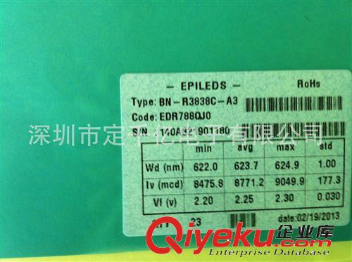 光宏32MIL芯片 紅光雙電級(jí) zpRGB{sx} 集成 COB 照明 LED芯片原始圖片3