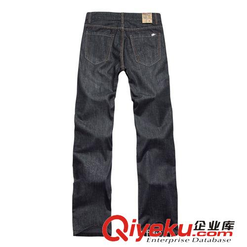 zp海瀾之家牛仔褲HJED2H019夏季薄款時(shí)尚閃銀韓版直筒牛仔褲 男原始圖片2