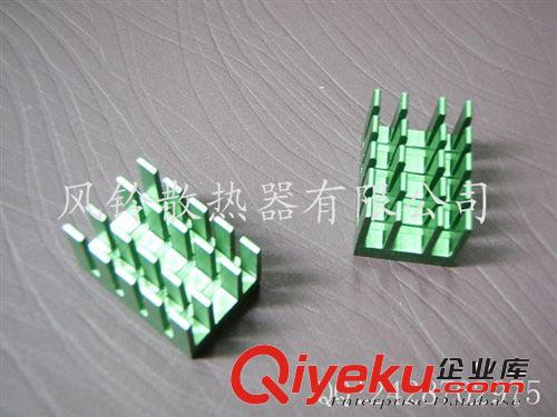顯卡散熱片 13*11*19MM 綠色開槽 優(yōu)質(zhì)散熱器 內(nèi)存 MOS管等散熱原始圖片3