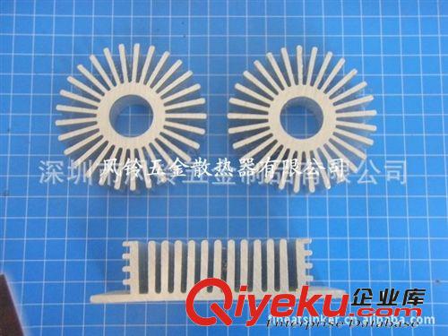 現(xiàn)貨供應(yīng)LED散熱片15-56-54實心太陽花散熱器