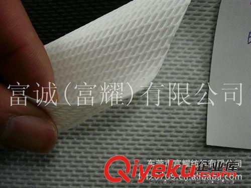 白色一字紋尼龍無紡布尼龍坎培拉 十字紋路人字紋路不織布現(xiàn)貨圖原始圖片2