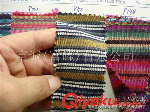 土布 服裝面料色織面布 家紡用布 全棉提花民族條少數(shù)民族布 90cm原始圖片3